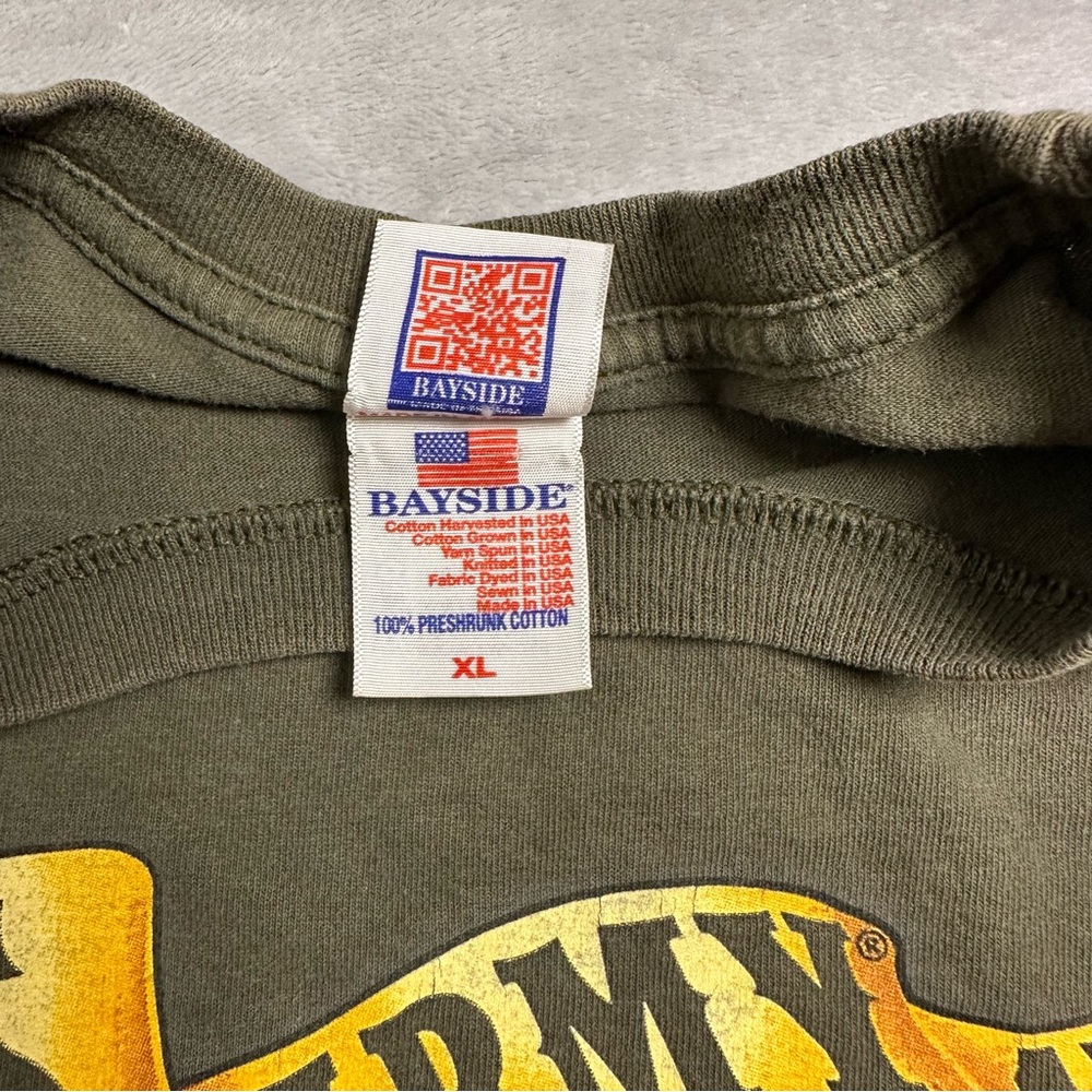 U.S. Army “This We’ll Defend” XL Green Military Tee Made in USA - Picture 7 of 13